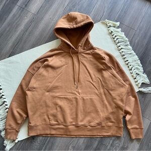 Heron Preston for Calvin Klein Inverted Insideout Light Brown Hoodie